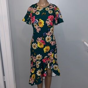 NWT Black Halo floral Dress